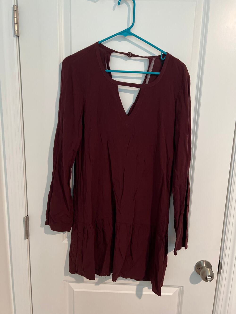 Hurley Juniors’ Cabo Cutout Drop-Waist Dress – Size Medium